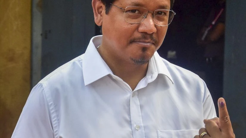 Conrad Sangma vote,voting,Meghalaya CM Conrad Sangma vote,voting,Meghalaya CM