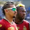Sunil Narine and Andre Russell