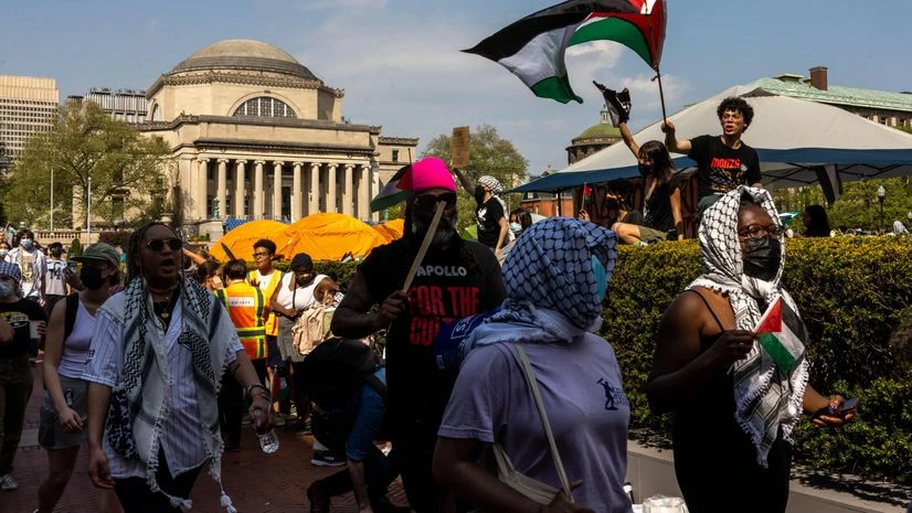 Columbia University, US colleges, Student protest against Gaza war, Israel Hamas war Columbia University, US colleges, Student protest against Gaza war, Israel Hamas war