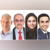 (From left) Jamshyd Godrej, Nadir Godrej, Nyrika Holkar, Pirojsha Godrej (From left) Jamshyd Godrej, Nadir Godrej, Nyrika Holkar, Pirojsha Godrej