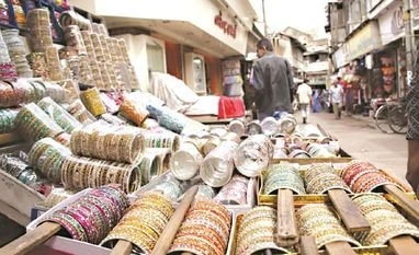 LS polls: Firozabad's glass bangle industry looks for revival this election Bangdi Bazaar, known for shimmery bangles of all kinds, leads up to other shopping destinations, for clothes, food, utensils and more