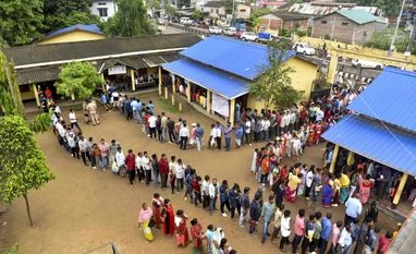 LS polls 2024: Repolling at polling station in Rajasthan's Barmer underway election,vote,voting,election 2024,lok sabha voting