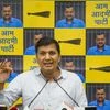 New Delhi: Delhi Minister and AAP leader Saurabh Bhardwaj addresses a press conference at party office, in New Delhi, Friday, May 10, 2024 (PTI Photo)