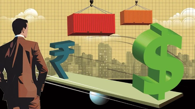 dollar, rupee, trade dollar, rupee, trade