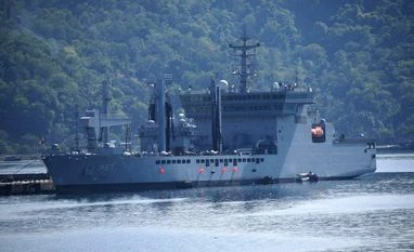 Navy's INS Brahmaputra severely damaged in fire, 1 sailor missing Ship,naval ship,navy ship