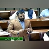 Pakistani MP Syed Mustafa Kamal addresses Parliament Pakistani MP Syed Mustafa Kamal addresses Parliament | Screengrab from video on X/@KamalMQM