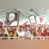 Supporters at a public meeting addressed by Prime Minister Narendra Modi for the Lok Sabha elections, in Himachal Pradesh’s Hamirpur district on Friday | Photo: PTI Supporters at a public meeting addressed by Prime Minister Narendra Modi for the Lok Sabha elections, in Himachal Pradesh’s Hamirpur district on Friday | Photo: PTI
