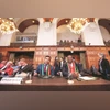 South Africa’s delegation at the International Court of Justice, which is hearing its accusations of genocide against Israel. (Photo: Reuters) South Africa’s delegation at the International Court of Justice, which is hearing its accusations of genocide against Israel. (Photo: Reuters)