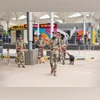 isis terrorists at Ahmedabad airport CISF personnel inspecting Ahmedabad airport in Gujarat during mock drills. (Photo: X/@ahmairport)