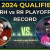 SRH vs RR Playoffs record and head-to-head stats