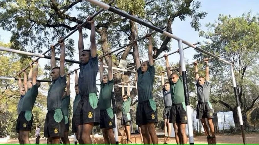 Hyderabad: First batch of Agniveers during a fitness training, at 1EME center in Secunderabad, Tuesday, Jan. 10, 2023 Hyderabad: First batch of Agniveers during a fitness training, at 1EME center in Secunderabad, Tuesday, Jan. 10, 2023
