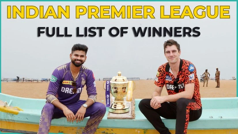 Full list of IPL winners, their captains and runner-ups in league's history | IPL 2024 News Full list of IPL champions and runner-ups