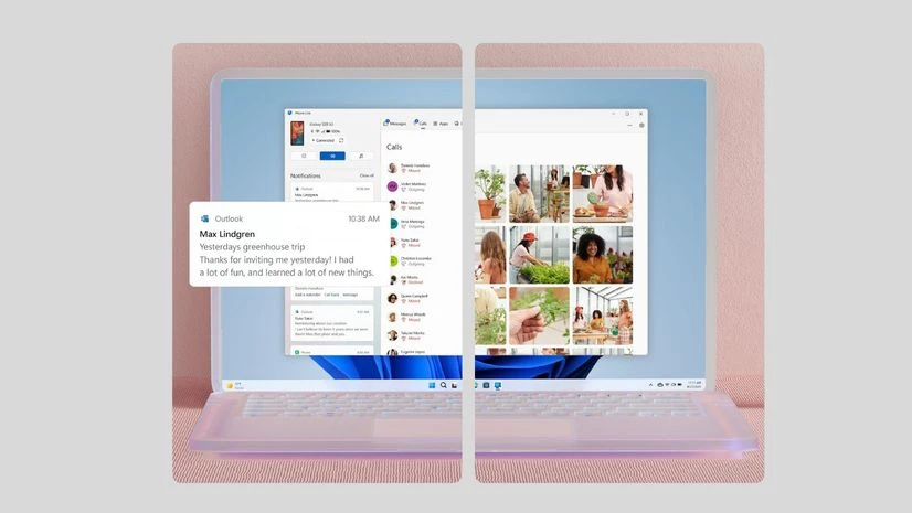 Phone Link on Windows Phone Link on Windows