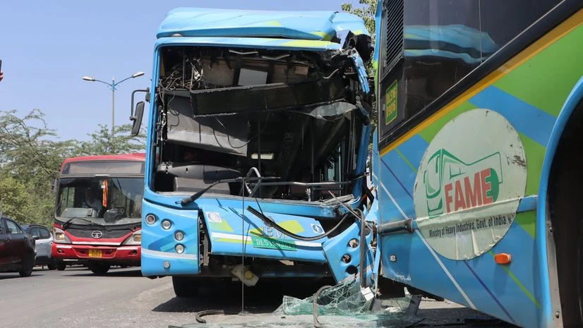 accident, DTC Bus accident, Bus accident accident, DTC Bus accident, Bus accident