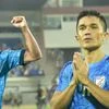 Lallianzuala Chhangte and Sunil Chhetri