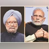 Test of endurance: Narendra Modi's second lap outruns Manmohan Singh's Manmohan Singh, Narendra Modi