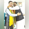 Arunachal Pradesh CM Pema Khandu (left) with BJP leader and party’s state election-in-charge Ashok Singhal in Itanagar on Sunday Photo: PTI Arunachal Pradesh CM Pema Khandu (left) with BJP leader and party’s state election-in-charge Ashok Singhal in Itanagar on Sunday Photo: PTI