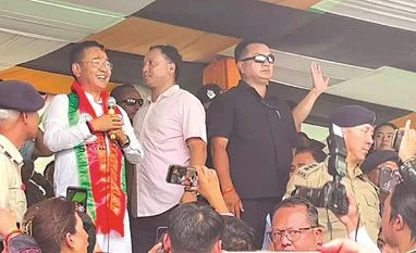 Prem Singh Tamang's SKM records landslide victory in Sikkim polls sikkim-politics