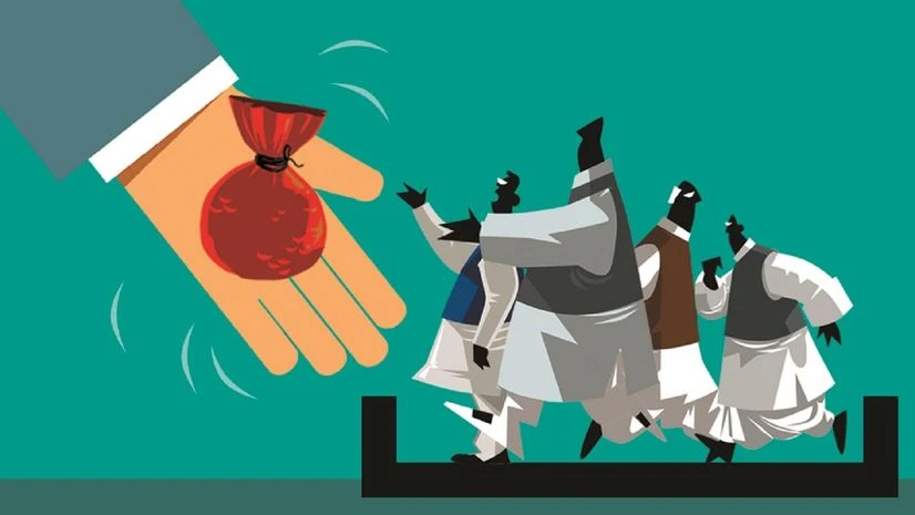 Compulsions of running a coalition may put pressure on the exchequer, say bond dealers Compulsions of running a coalition may put pressure on the exchequer, say bond dealers