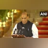 Union Minister Rajnath Singh | Photo: ANI twitter Union Minister Rajnath Singh | Photo: ANI twitter