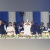 Sikkim announces 100% concession on bus fares for PWDs, BPL women | India News Sikkim Krantikari Morcha (SKM) President Prem Singh Tamang greets before taking oath as chief minister during the swearing-in ceremony, in Gangtok, Monday, June 10, 2024. (PTI Photo)