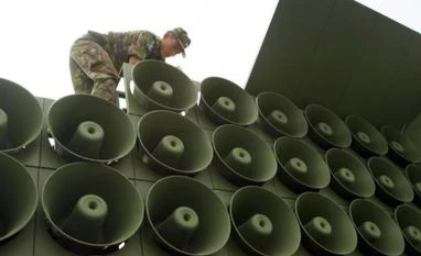 South Korea, loudspeaker, North Korea South Korea, loudspeaker, North Korea