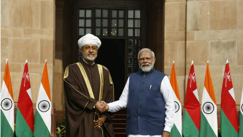 Prime Minister Narendra Modi meets Sultan of Oman Haitham Bin Tarik Prime Minister Narendra Modi meets Sultan of Oman Haitham Bin Tarik (Photo: ANI)