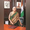 'Ease of living': Back in office, Nirmala Sitharaman lists priorities Nirmala Sitharaman assumes charge as Union Finance Minister, at North Block on Wednesday Photo: pti