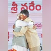 PM Narendra Modi greets N Chandrababu Naidu, who was sworn-in as chief minister of Andhra Pradesh, in Amaravati on Wednesday | Photo: PTI PM Narendra Modi greets N Chandrababu Naidu, who was sworn-in as chief minister of Andhra Pradesh, in Amaravati on Wednesday | Photo: PTI