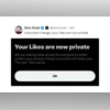 X makes Likes private X makes Likes private