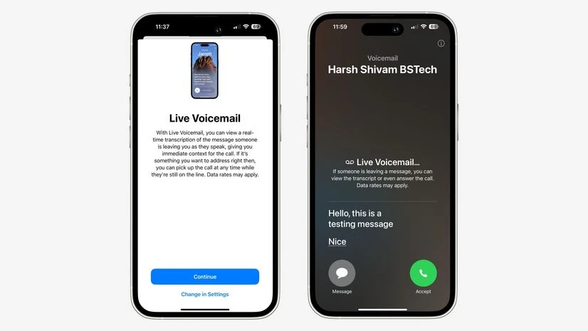 Live Voicemail in iOS 18 Dev beta Live Voicemail in iOS 18 Dev beta