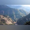 Railways completes trial run on India's first cable-stayed bridge in J-K Chenab Rail bridge, Railway bridge, Chenab bridge