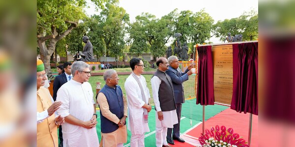 Vice President Dhankhar inaugurates Prerna Sthal in Parliament complex