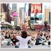 Yoga at Times Sqaure Yoga at Times Sqaure