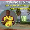 West Indies vs South Africa playing 11 and Antigua weather forecast. Photo: X