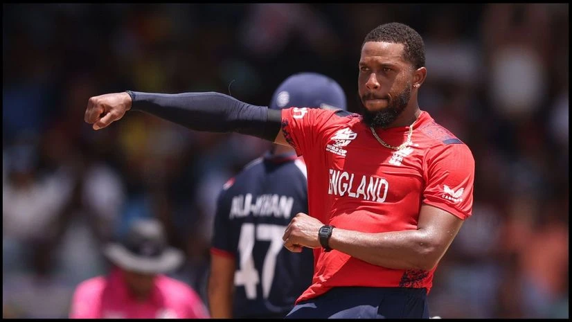 Chris Jordan hat-trcik against USA in T20 World Cup 2024 Chris Jordan hat-trcik against USA in T20 World Cup 2024. Photo: X