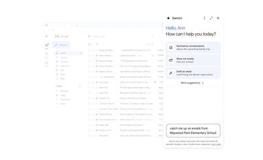 Gemini on the side Panel Gemini on the side Panel
