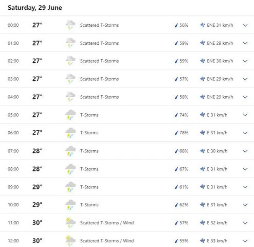 Credit: screengrab from The Weather Channel Credit: screengrab from The Weather Channel