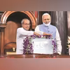 Prime Minister Narendra Modi (right) and then president Pranab Mukherjee launching the goods and services tax on July 1, 2017, at Parliament’s Central Hall in New Delhi | File Photo: PTI Prime Minister Narendra Modi (right) and then president Pranab Mukherjee launching the goods and services tax on July 1, 2017, at Parliament’s Central Hall in New Delhi | File Photo: PTI