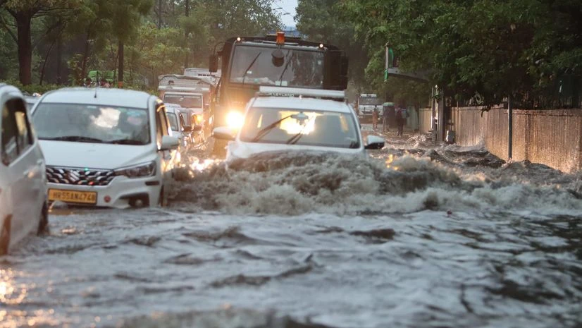 Rain, New Delhi Rain, Waterlooged Rain, New Delhi Rain, Waterlooged