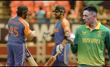 T20 World Cup 2024 IND vs SA Final: Left-arm pace troubles Indian openers Marco Jansen, Virat Kohli, Rohit Sharma