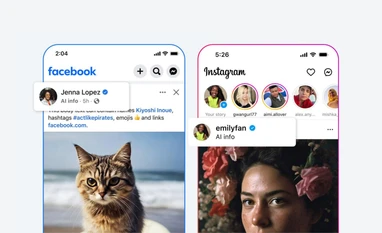 Meta to show AI info, instead of 'Made by AI' label, on Instagram, Facebook AI info tag on Instagram and Facebook posts