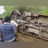 18 die, over 30 injured in tragic bus accident on Lucknow-Agra Expressway Bus accident, haryana bus accident