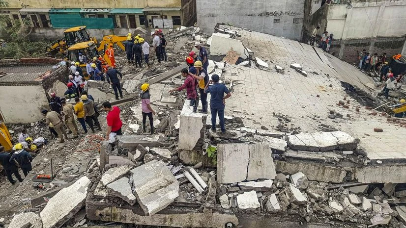 Building collapse, Surat building collapse Building collapse, Surat building collapse
