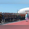 PM Modi received by Russia's first Deputy PM, accorded Guard of Honour Narendra Modi, Modi in Russia