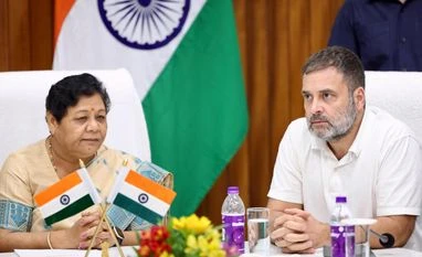 Rahul Gandhi meets Manipur Governor Anusuiya Uikey during visit to state Rahul Gandhi