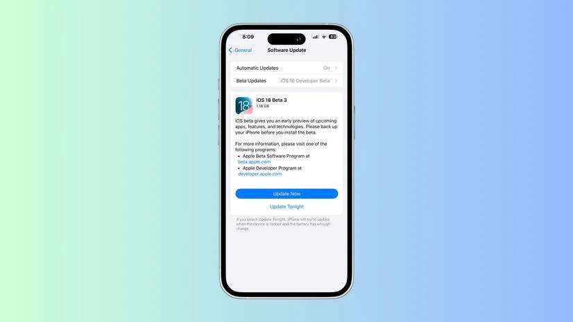 iOS 18 Beta 3 iOS 18 Beta 3