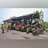 Five dead, 15 injured after truck collides with bus on Yamuna expressway Bus accident, Unnao bus accident
