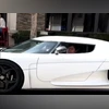 Sam Altman driving Koenigsegg Regera Sam Altman driving Koenigsegg Regera