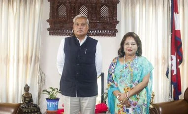 Indian Ambassador to Nepal discusses mutual concerns with new Deputy PM, FM India's Ambassador to Nepal Naveen Srivastava